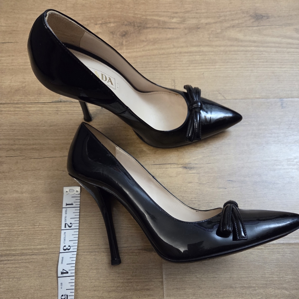PRADA Pointy Toe Stiletto High Heeled Shoes - Picture 10 of 11